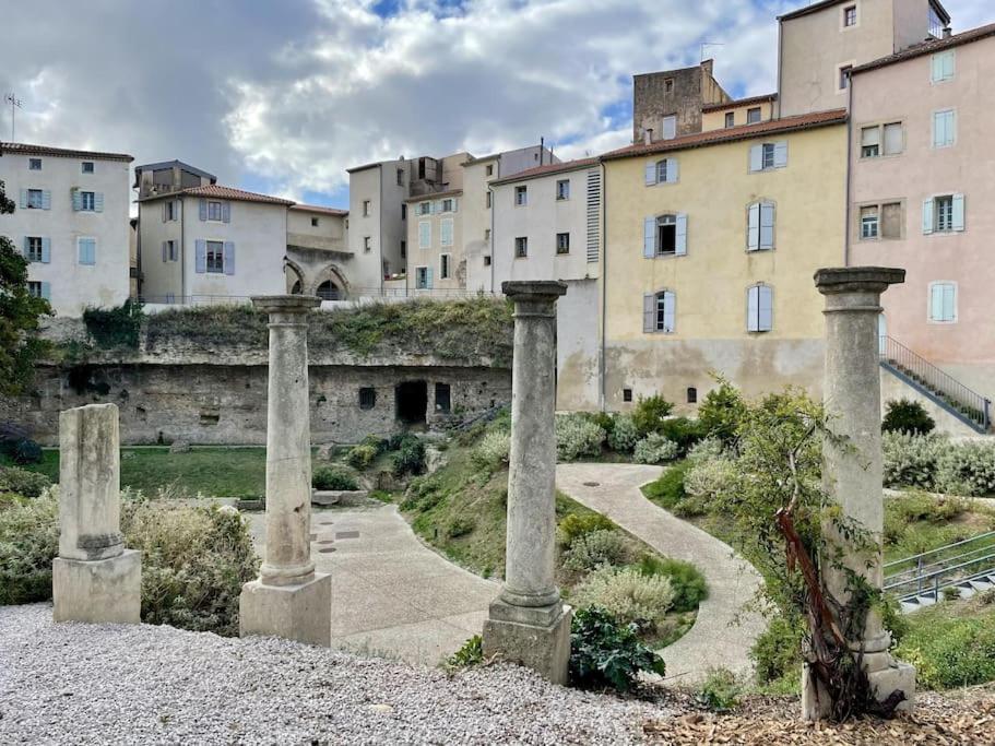 Le Moulin 2 - Appartement Arenes Romaines- Beziers Gare - Wifi- Tv Connecte Buitenkant foto